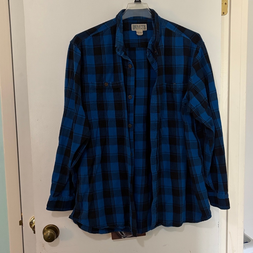 Men’s XL Tall  Duluth Trading Co Flannel Shirt